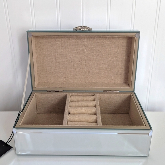 Rachel Zoe Glam Beveled Mirror Jewelry Box - Picture 2 of 12